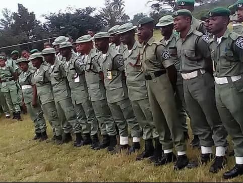 MOD Nigeria members standing together in uniform