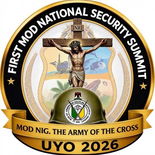 MOD Nigeria officer wearing the official ceremonial uniform